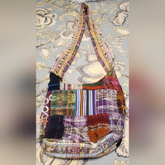 Colorful Patchwork Shoulder Bag - Picture 3 of 3